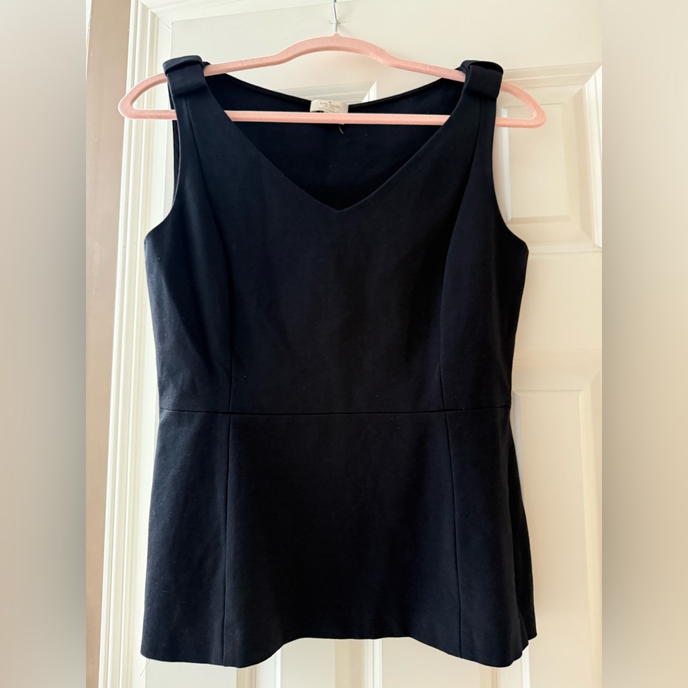 Kate Spade Classic Black Midi Dress